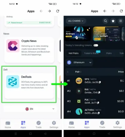 Best Wallet’s DeFi integrations make it easy to monitor market trends 