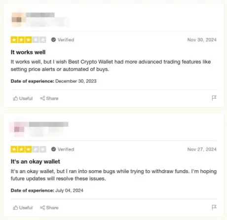 Minor bugs are a common complaint in old and recent reviews