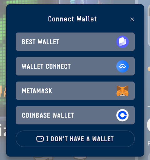 Meme Index connect wallet