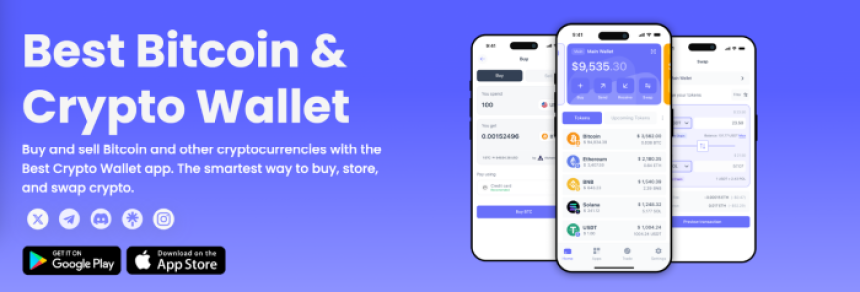 Best Wallet App Webpage