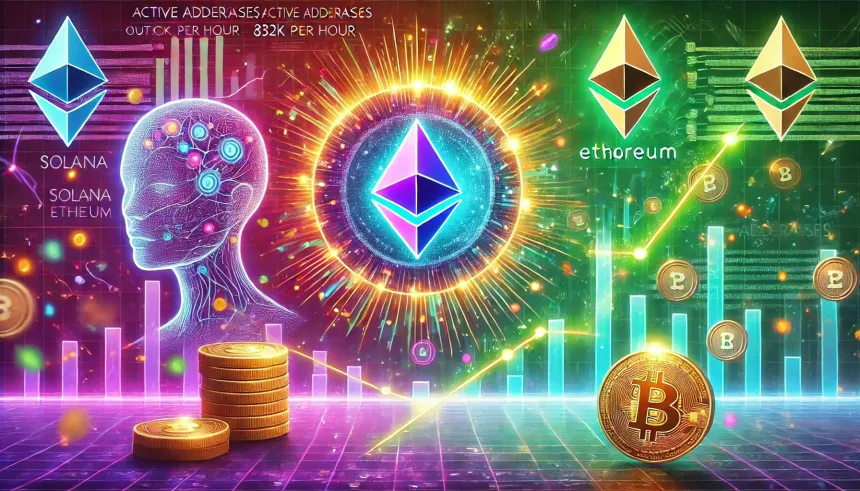 Solana Active Addresses Surge To 832K Per Hour Outpacing Ethereum Amid TRUMP Meme Coin Hype