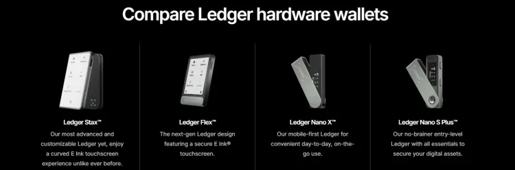 verschillende hardware crypto wallets