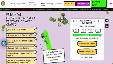 Wall Street Pepe supera los 63 millones en su preventa: no dejes pasar la oportunidad 