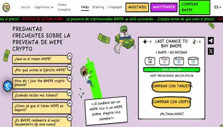 Wall Street Pepe supera los 63 millones en su preventa: no dejes pasar la oportunidad