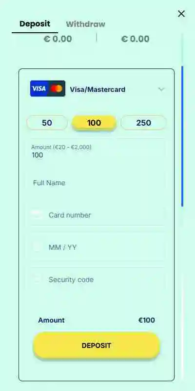 サンバスロット入金