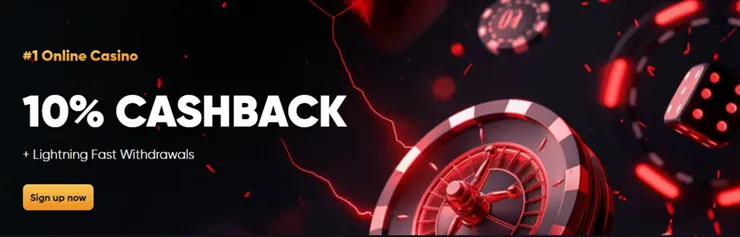 instant casino cashback bonus