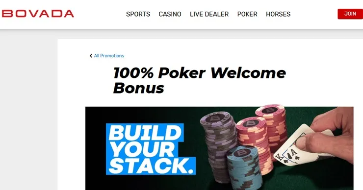 bovada review poker welcome bonus