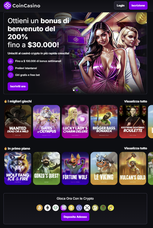 casino online senza deposito - CoinCasino