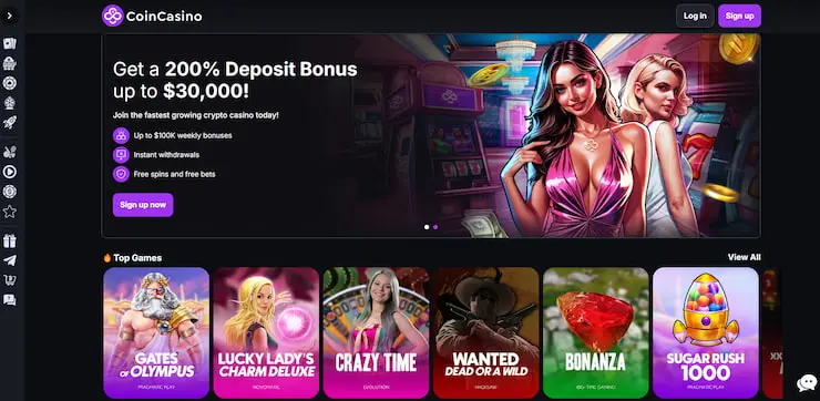 CoinCasino behoort tot de best uitbetalende casino’s