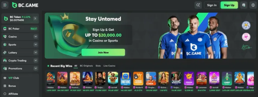 Krüptokasiino BC Game