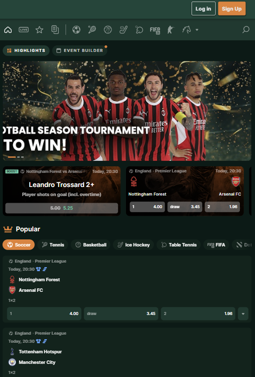 Scommesse Crypto - TG.Casino