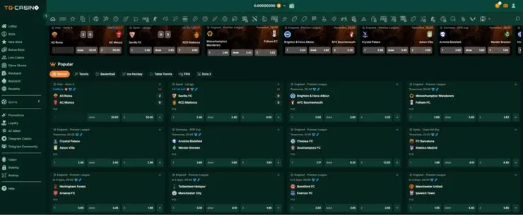 tg casino sports