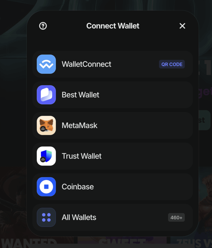 walletconnect ethereum kaszino