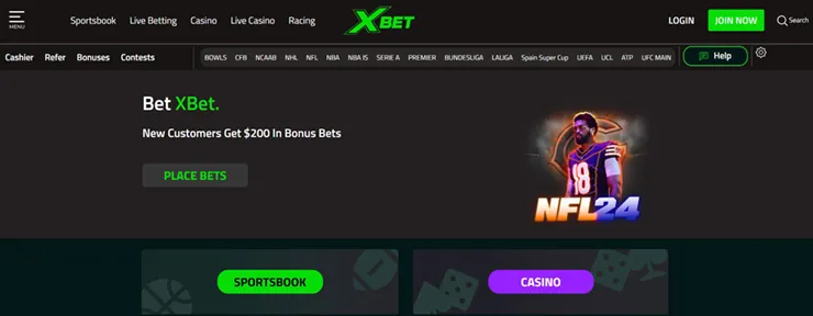 xbet welcome bonus and menu