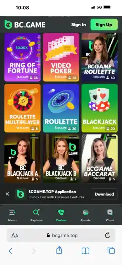 BC Game - crypto gambling sites UK