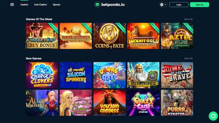 BetPanda - non UK casino