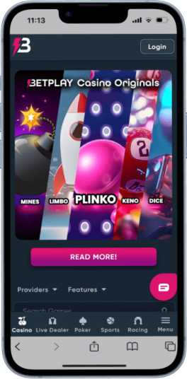 Mobile Casino Page - Betplay