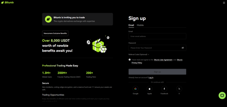 bitunix crypto futures
