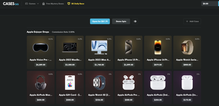 cases.gg mystery box apple