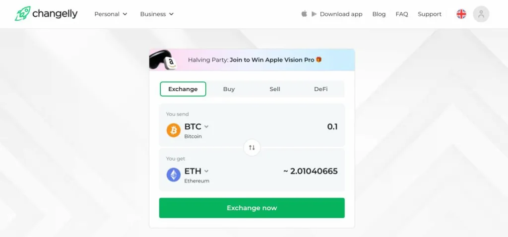 Changelly: Eficiência nas Trocas com Limite Diário Amplo