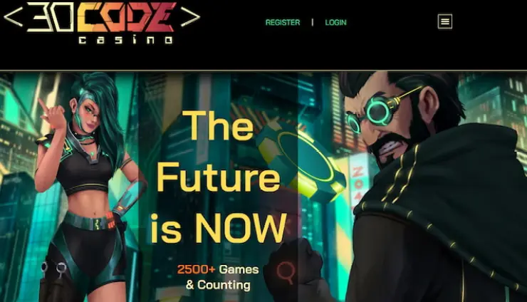 Screenshot of one of the best online casinos - Decode casino