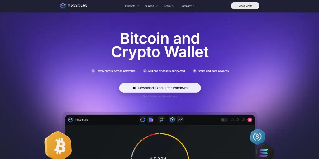 Exodus Elegantní a uživatelsky přívětivá