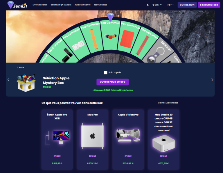 jemlit mystery box apple