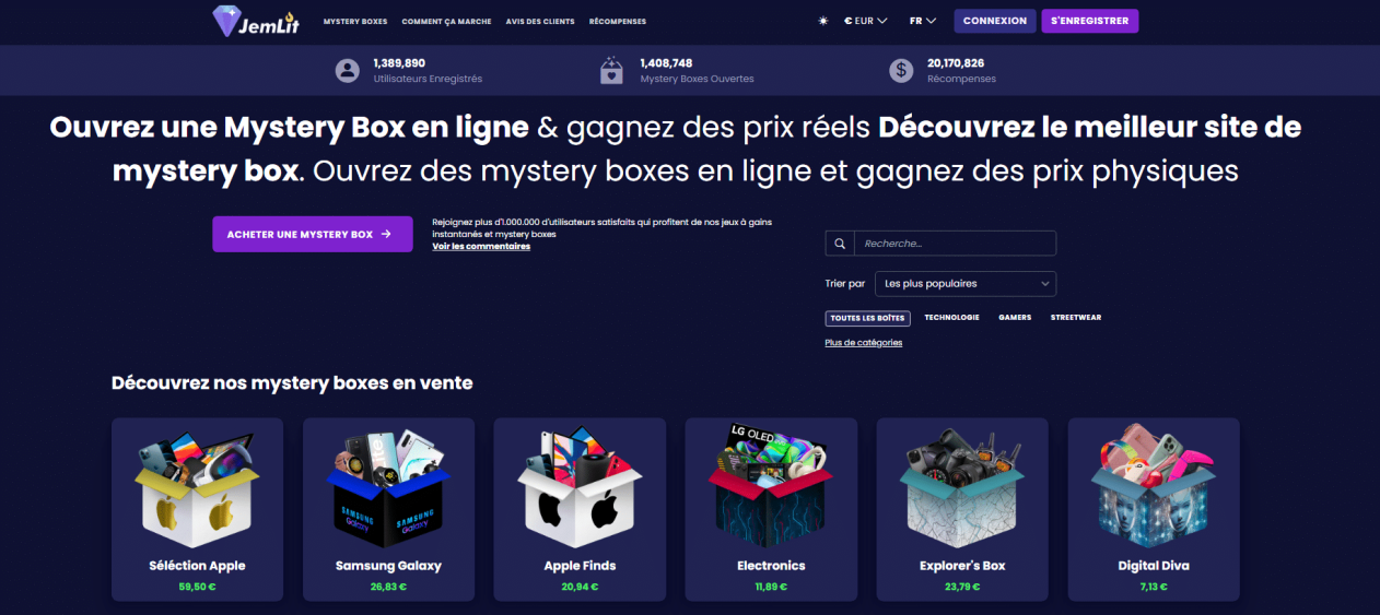 jemlit mystery box fortnite