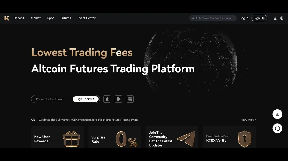 KCEX: Uma Plataforma Moderna para Iniciantes que se destaca de entre as corretoras sem KYC