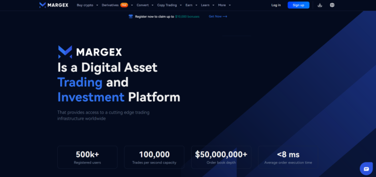 Margex crypto futures