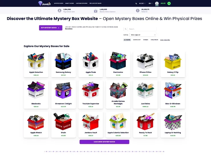 mystery box postup krok 1A