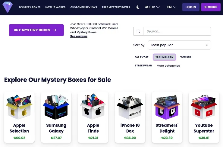 mystery box postup krok 2