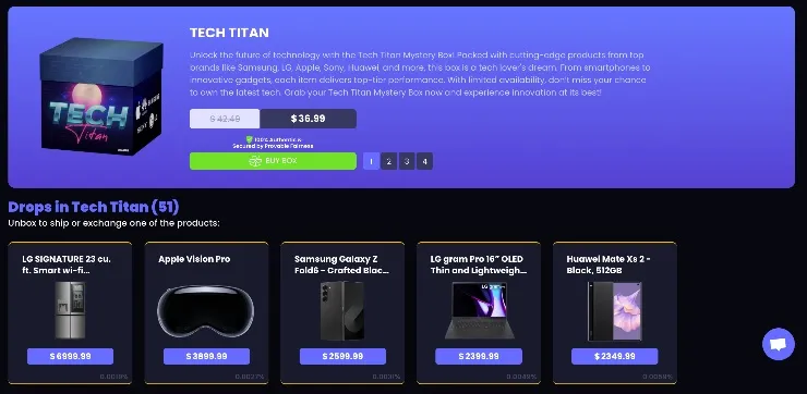 Rillabox mystery box elektro