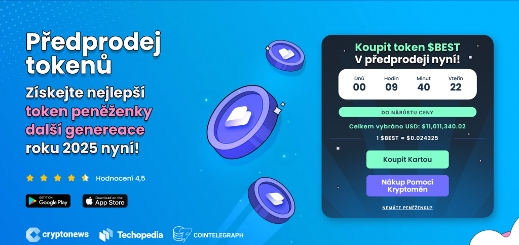 nejlepší kryptoměnový předprodej best wallet token