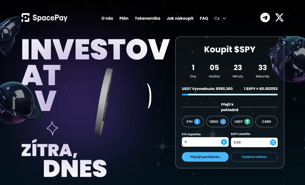 spacepay předprodej