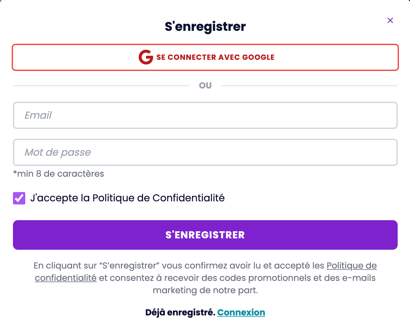S'enregistrer sur Jemlit