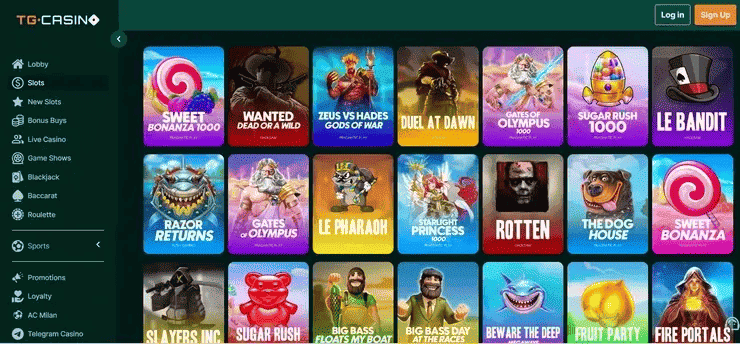 TG Casino Online Automaty