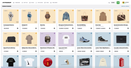 The HypeDrop platform