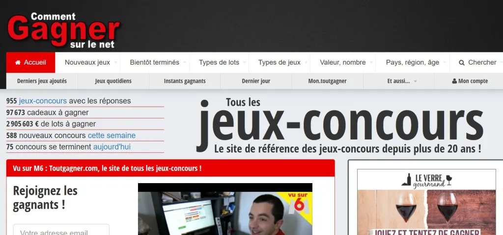 toutgagner.com jeux instant gratuit