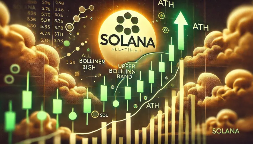 Solana Tags Upper Bollinger Band For First Time Since ATH — Is Momentum Returning?