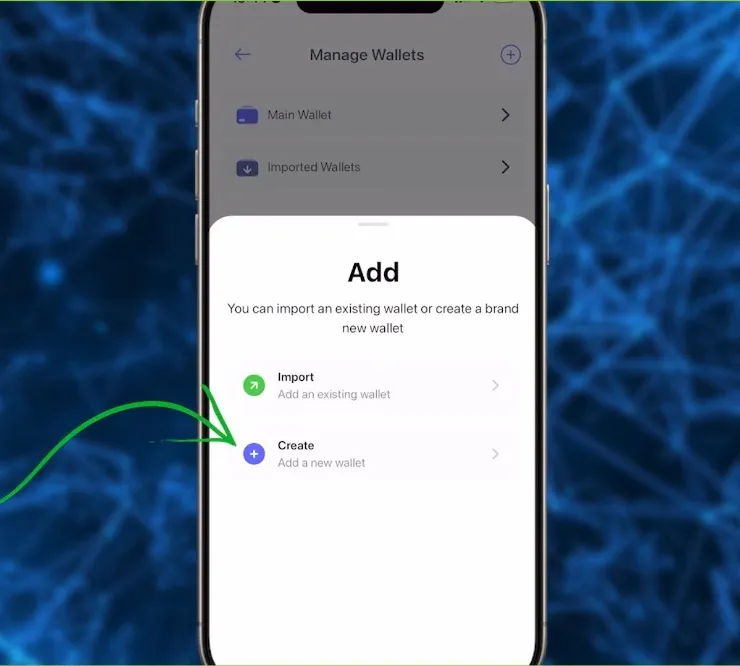 kryptopeňaženka Best Wallet krok 3