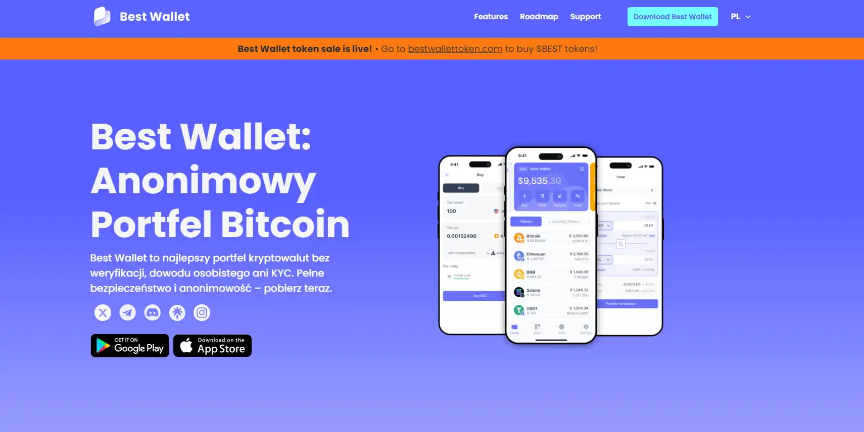 Best Wallet portfel krypto