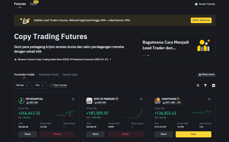 Binance Copy Trading