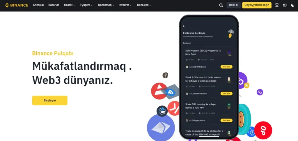 Binance kripto cüzdan