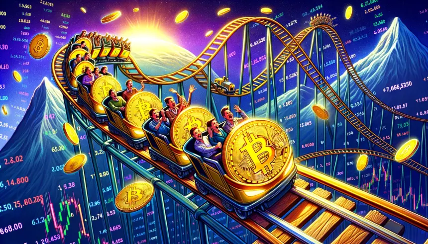 Bitcoin Price Swings Wildly