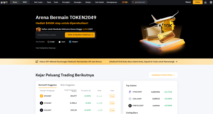 cara membeli crypto Bybit