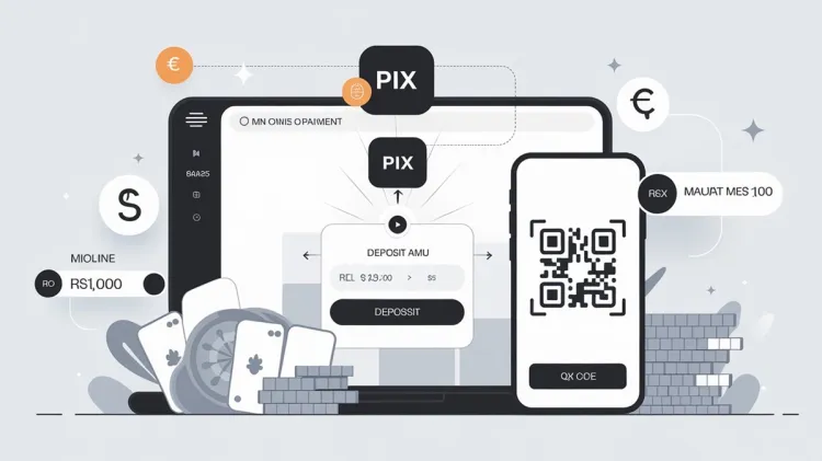 Como depositar em um cassino Pix