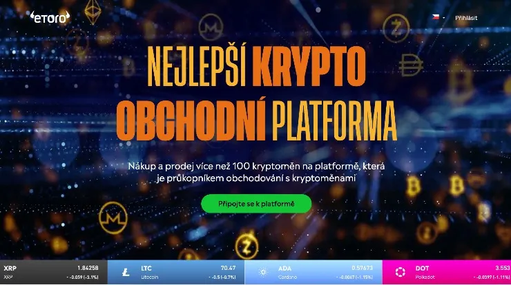 eToro najlepešia krypto burza