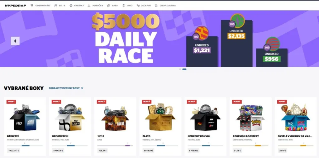 HypeDrop – Nejlepší pro Streetwear a Luxusní Předměty