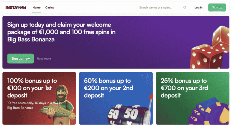 instaspin crypto gambling